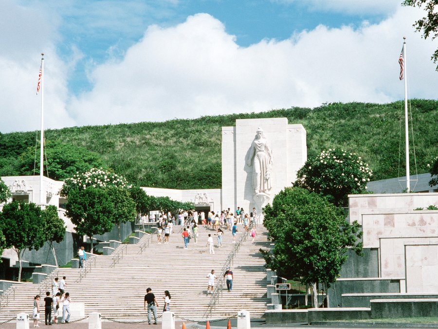 The National Memorial Cemetery of the Pacific in Honolulu